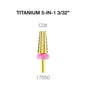 Creation Titanium 5 in 1 Nail Filing Bit 3/32" C3X