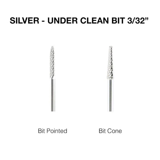 Creation Under Clean 3/32" Carbide Bit - Silver Set