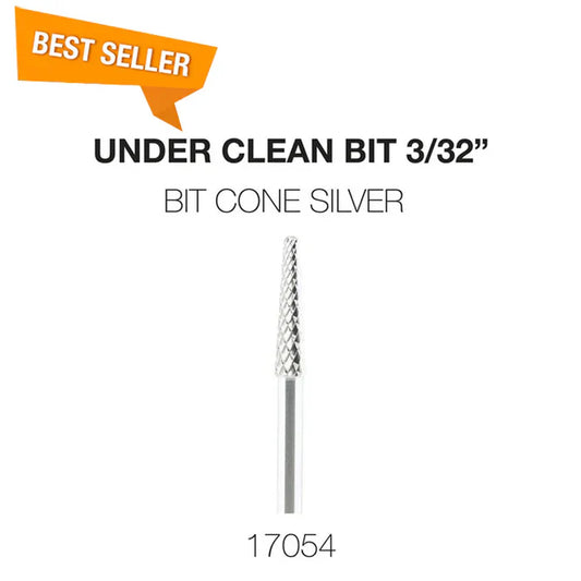 Creation Under Clean 3/32" Carbide Bit - Silver Coned