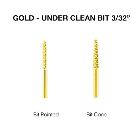 Creation Under Clean 3/32" Carbide Bit- Gold Set