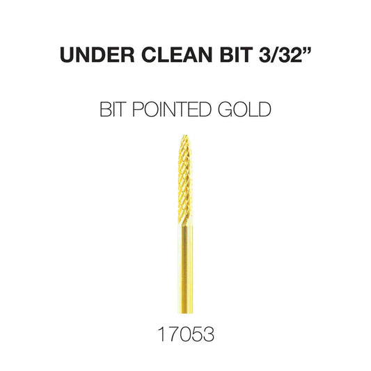 Creation Under Clean 3/32" Carbide Bit- Gold Pointed
