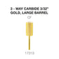 Creation 3-Way Carbide Gold, Large Barrel 3/32" CF