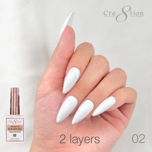 Creation Gel Collection - Overlay/ Brush on Builder 0.5oz 02