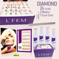 L'FEM Diamond Cat Eye Gel Kit - 24 colors, 2Magnet, 1 Sample Tip