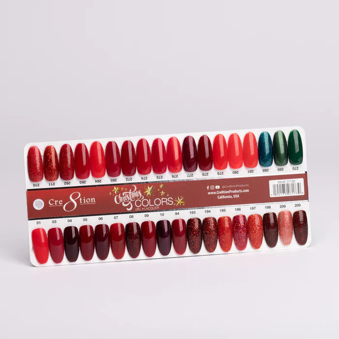 Creation Color Chart - Christmas Collection 36 colors
