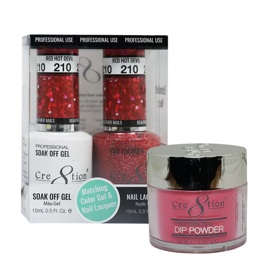 Creation Trio Matching Colors (3pc) - 210 Red Hot Devil