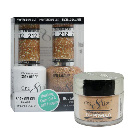 Creation Trio Matching Colors (3pc) - 212 Sparkling Peach