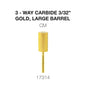 Creation 3-Way Carbide Gold, Large Barrel 3/32" CM