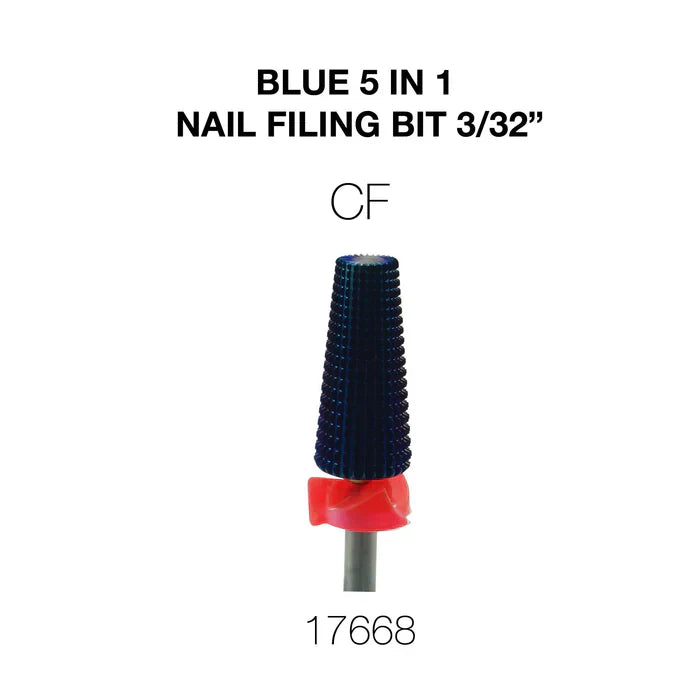 Creation Blue 5 in 1 Nail Filing Bit  3/32" CF