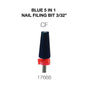 Creation Blue 5 in 1 Nail Filing Bit  3/32" CF
