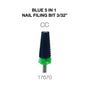 Creation Blue 5 in 1 Nail Filing Bit  3/32" CC