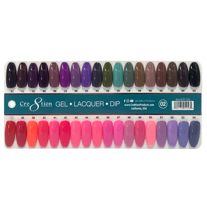 Creation Color Chart - Matching 3 in 1 - 324 colors - #2