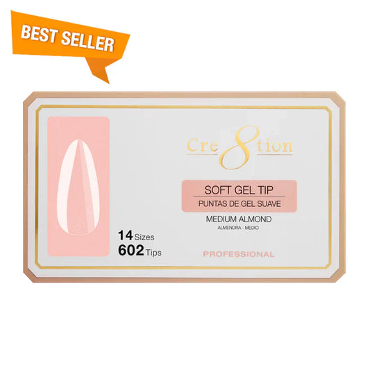 Creation Soft Gel Tip - ALMOND Medium
