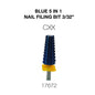 Creation Blue 5 in 1 Nail Filing Bit  3/32" CXX