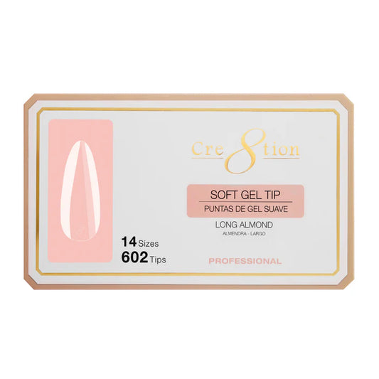 Creation Soft Gel Tip - ALMOND Long