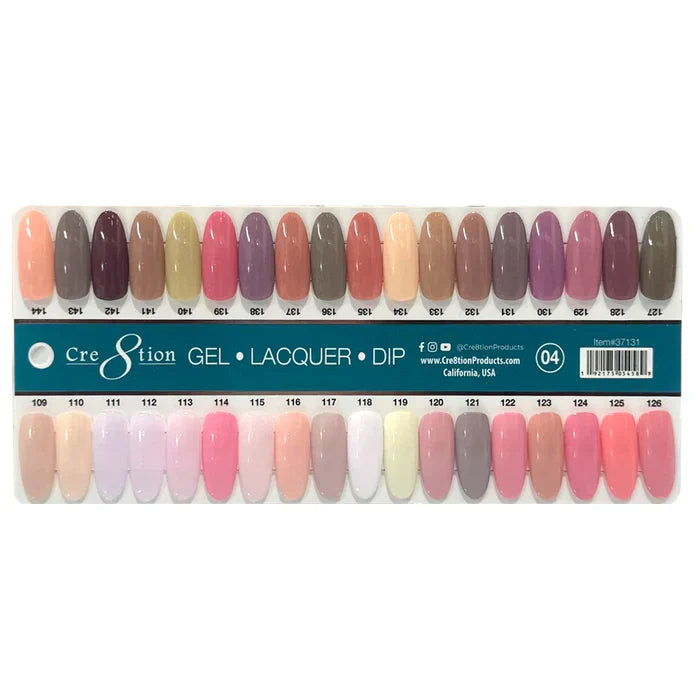 Creation Color Chart - Matching 3 in 1 - 324 colors - #4