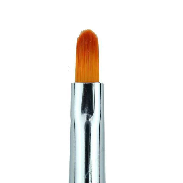 Creation Light Brown Hair Gel Brush Oval Wood Handle #4