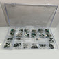 Creation Nail Art Rhinestones Decoration Set Green
