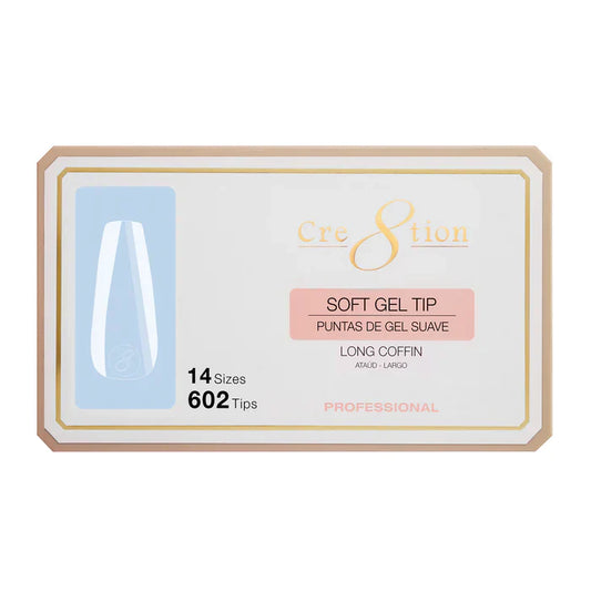 Creation Soft Gel Tip - COFFIN Long