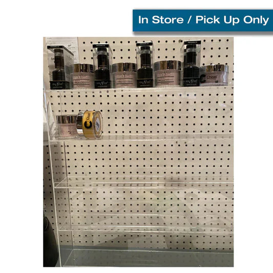 [In Store Only] Creation Acrylic Wall Mounted Rack Trio - Size 48 Sets