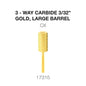 Creation 3-Way Carbide Gold, Large Barrel 3/32" CX