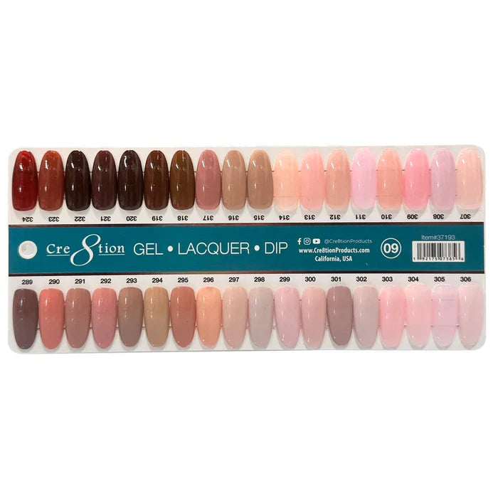 Creation Color Chart - Matching 3 in 1 - 324 colors - #9