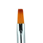 Creation Light Brown Hair Gel Brush Square Wood Handle #4