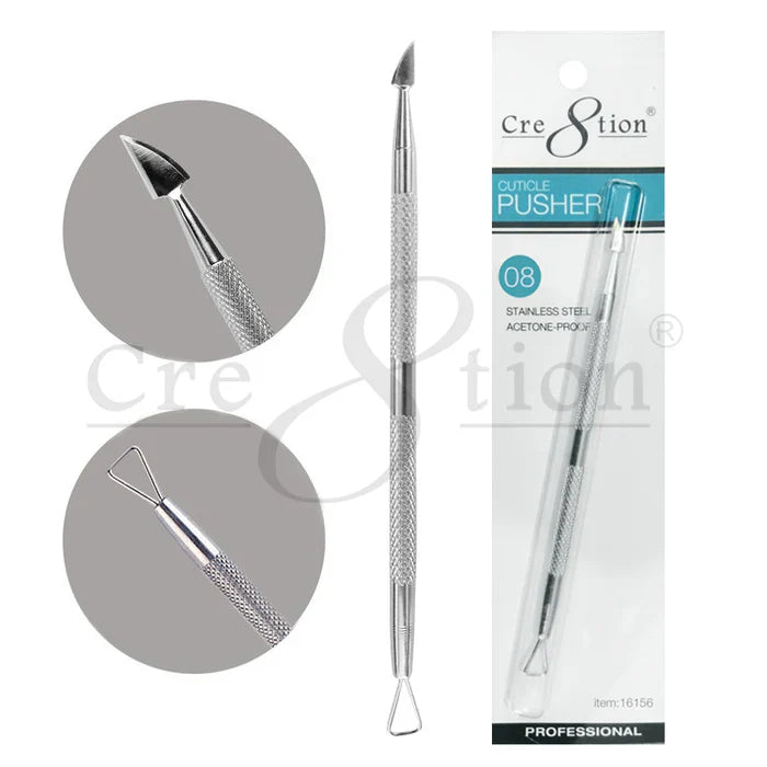 Creation Stainless Steel Cuticle Pusher P08