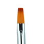 Creation Light Brown Hair Gel Brush Square Wood Handle #6