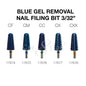 Creation Blue Gel Removal Nail Filing Bit  3/32" Set