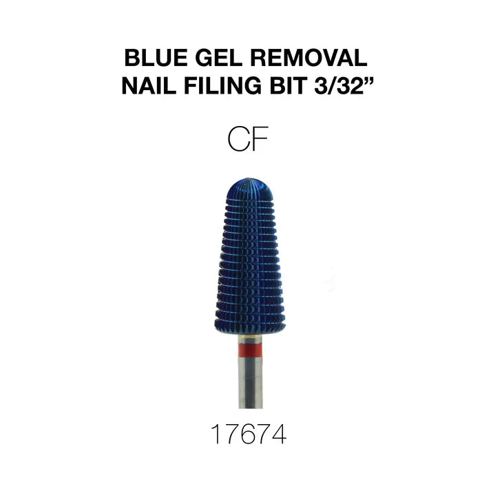 Creation Blue Gel Removal Nail Filing Bit  3/32" CF