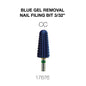 Creation Blue Gel Removal Nail Filing Bit  3/32" CC