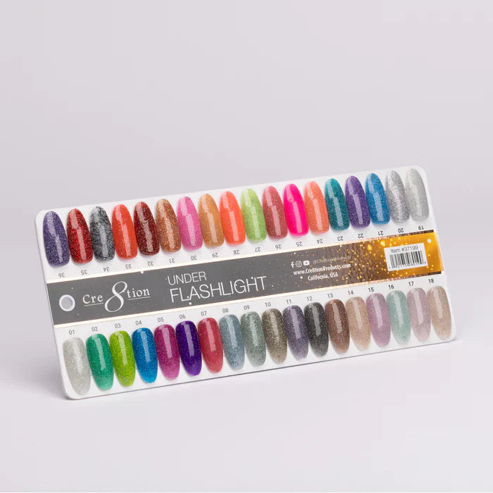 Creation Color Chart - Under Flashlight Color Chart 36 colors