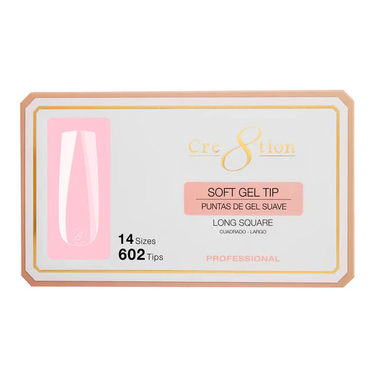 Creation Soft Gel Tip - SQUARE Long