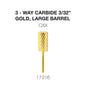 Creation 3-Way Carbide Gold, Large Barrel 3/32" CXX