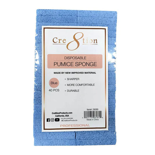 Creation Disposable New Sharper Pumice Sponge Blue