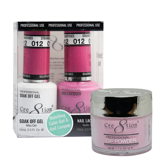 Creation Trio Matching Colors (3pc) - 012 Strawberry Smoothies