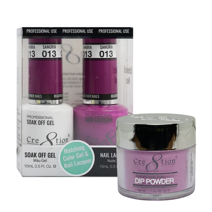 Creation Trio Matching Colors (3pc) - 013 Sangria