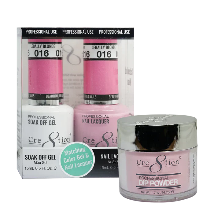 Creation Trio Matching Colors (3pc) - 016 Legally Blonde