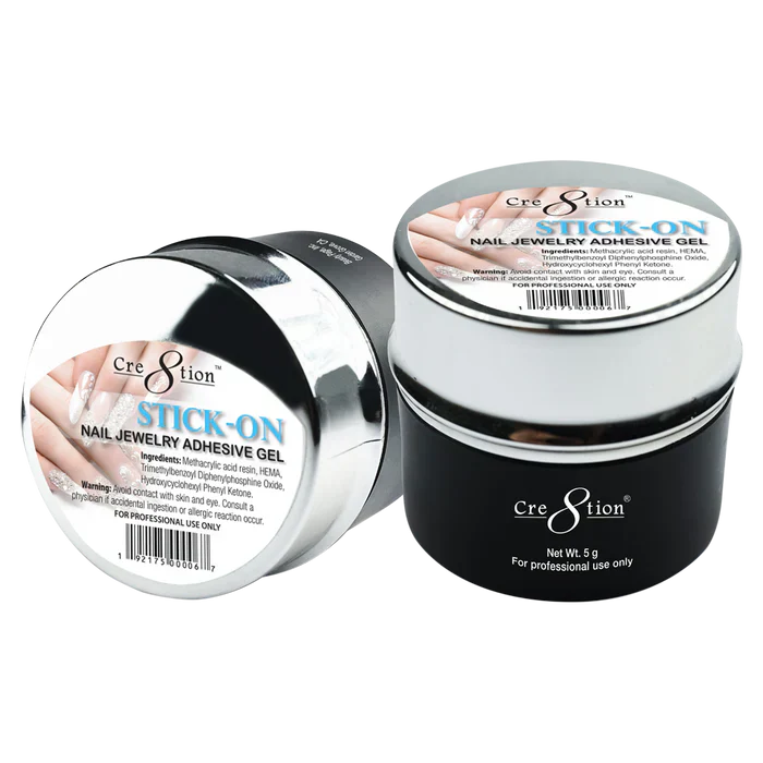 Creation Stick-On Nail Jewelry Adhesive Gel 7.5g Thick