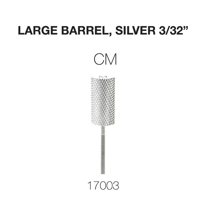 Creation Carbide Large Barrel, Silver 3/32" CM