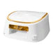 Creation Cordless LED Lamp White with Gold Rim