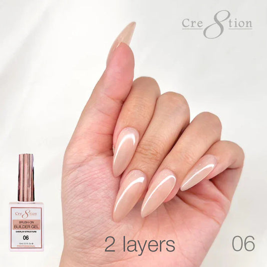 Creation Gel Collection - Overlay/ Brush on Builder 0.5oz 06