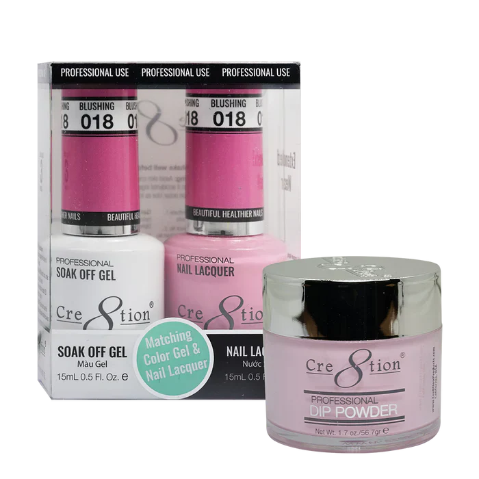 Creation Trio Matching Colors (3pc) - 018 Blushing
