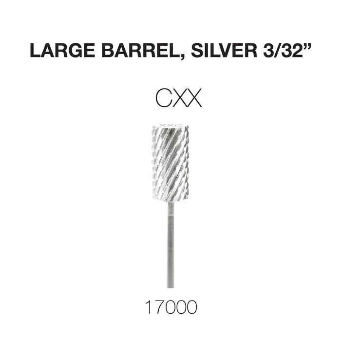 Creation Carbide Large Barrel, Silver 3/32" CXX