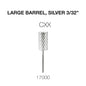Creation Carbide Large Barrel, Silver 3/32" CXX