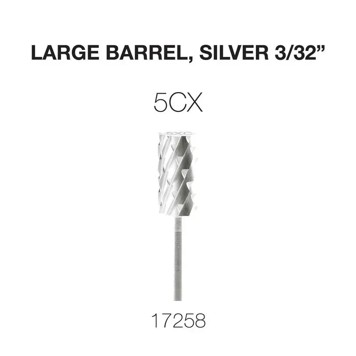 Creation Carbide Large Barrel, Silver 3/32" 5CX