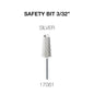 Creation Carbide Safety Bit, 3/32" Silver