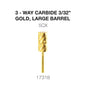 Creation 3-Way Carbide Gold, Large Barrel 3/32" 5CX