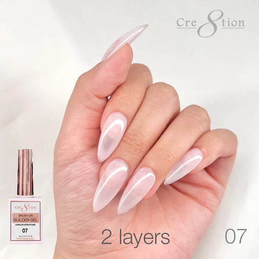 Creation Gel Collection - Overlay/ Brush on Builder 0.5oz 07